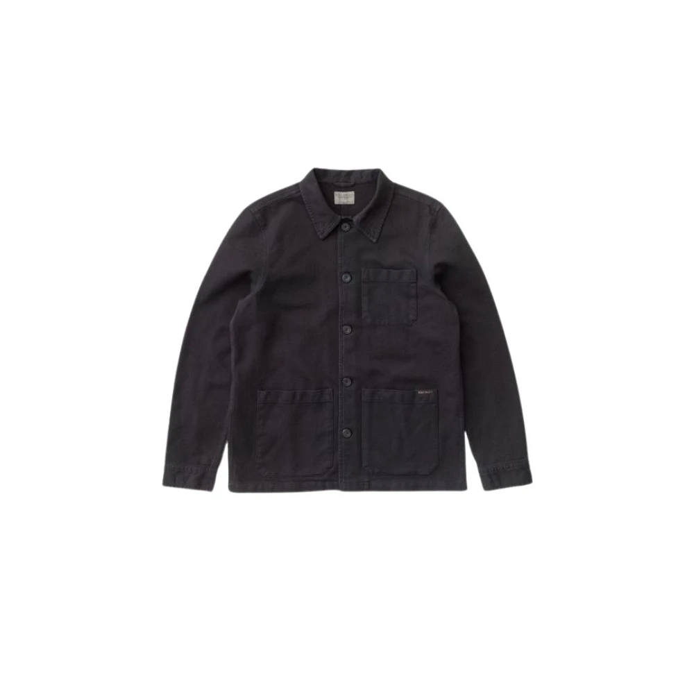 Nudie Jeans Barney Worker Jacket - Male - Light Jackets - Black - Xl - Jackets