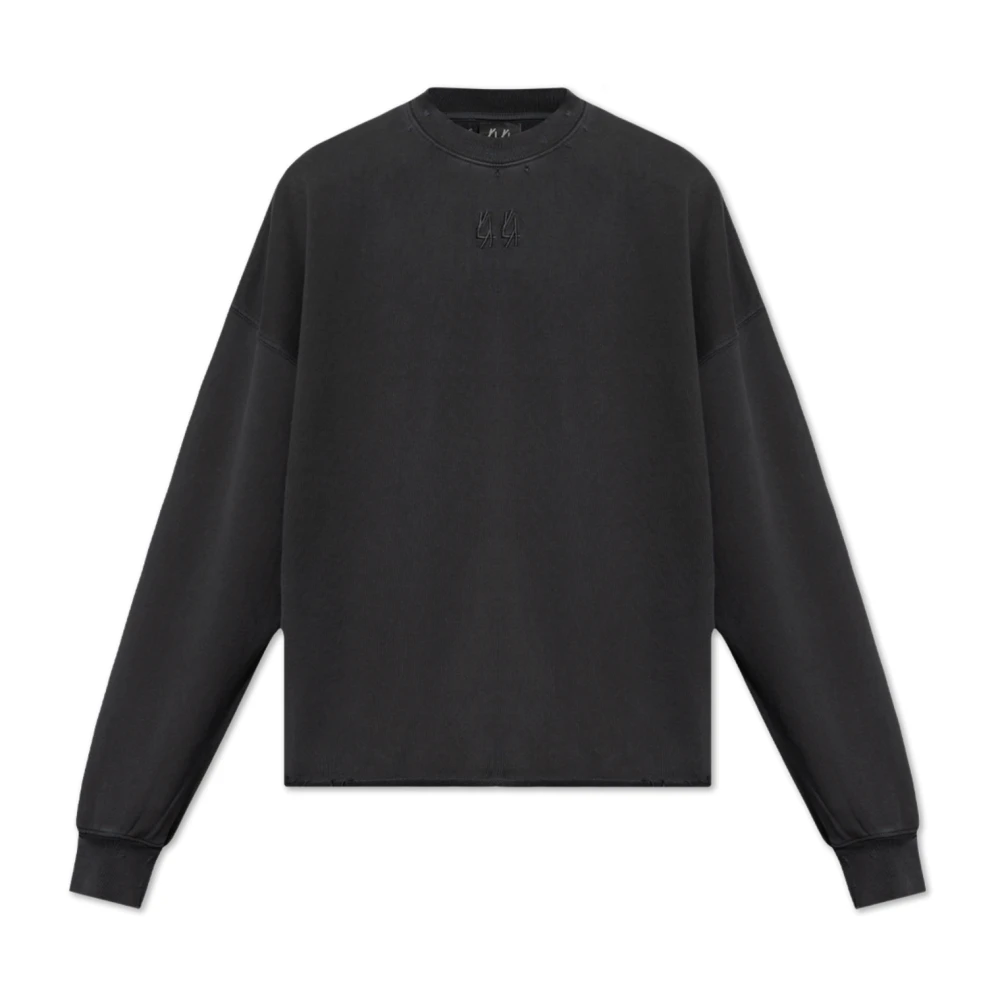 44 Label Group Sweatshirt met logo Gray Heren