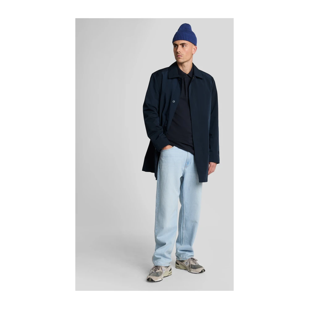 Lyle & Scott SS Polo Shirts Overhemdkraag Piqué Polo Shirt Blue Heren