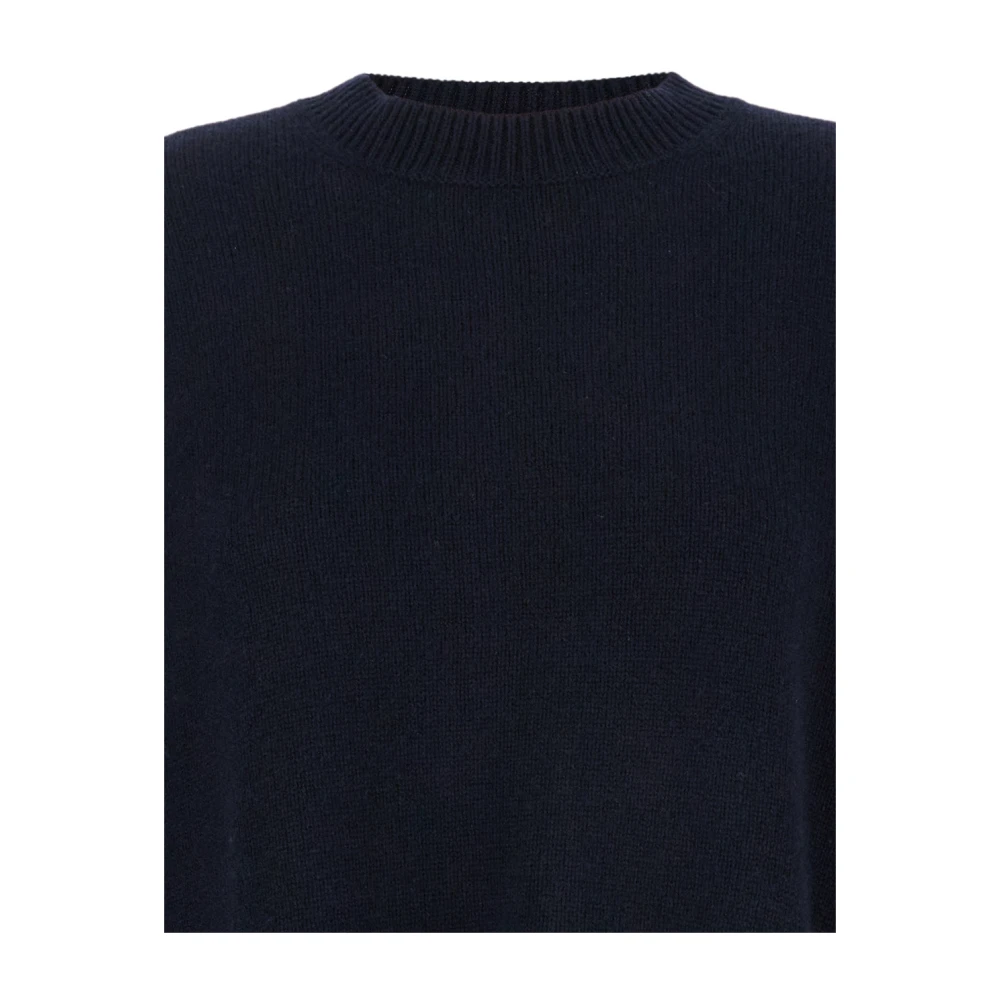 allude Cashmere Ronde Hals Tröja Blue Dames