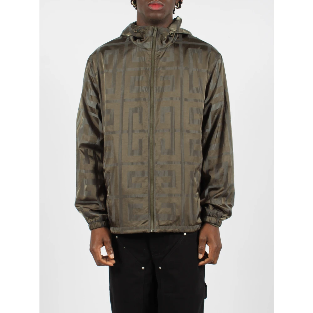 Givenchy Wind Jackets Green Heren