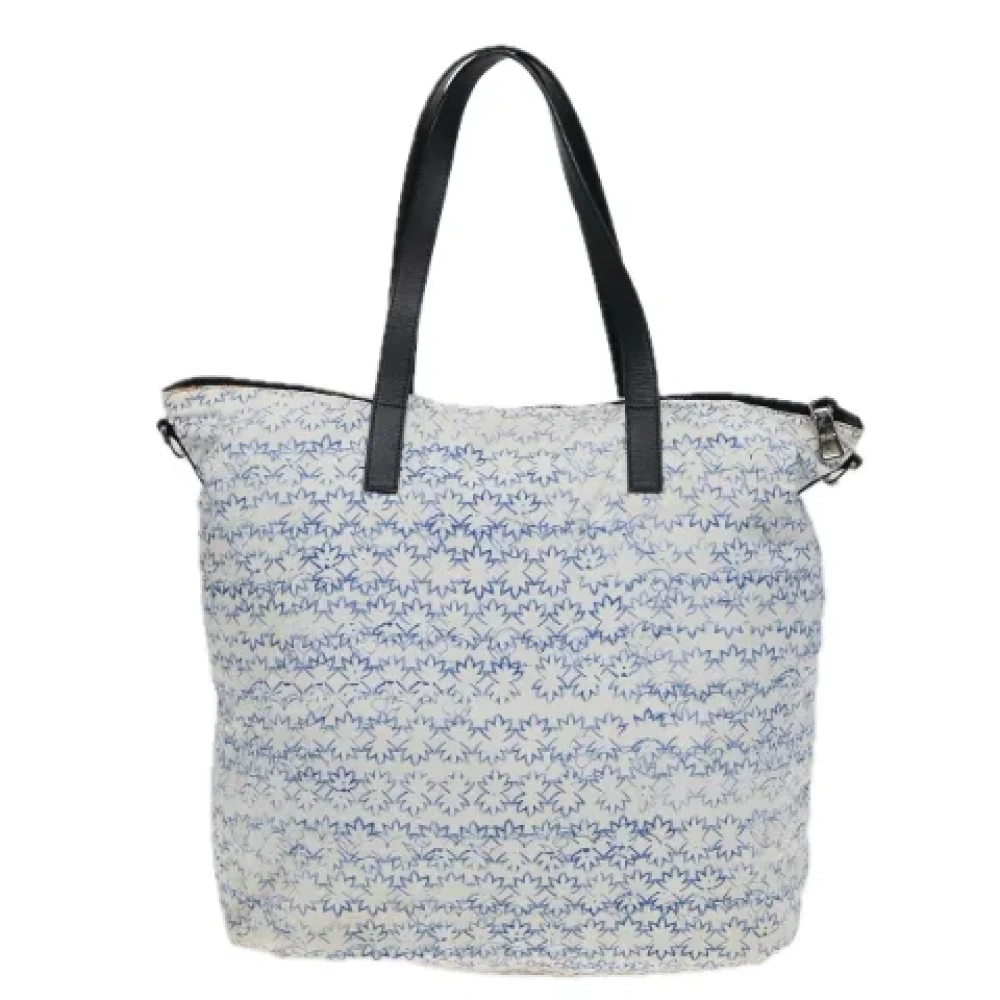 Prada Vintage Pre-owned Nylon prada-bags White Dames