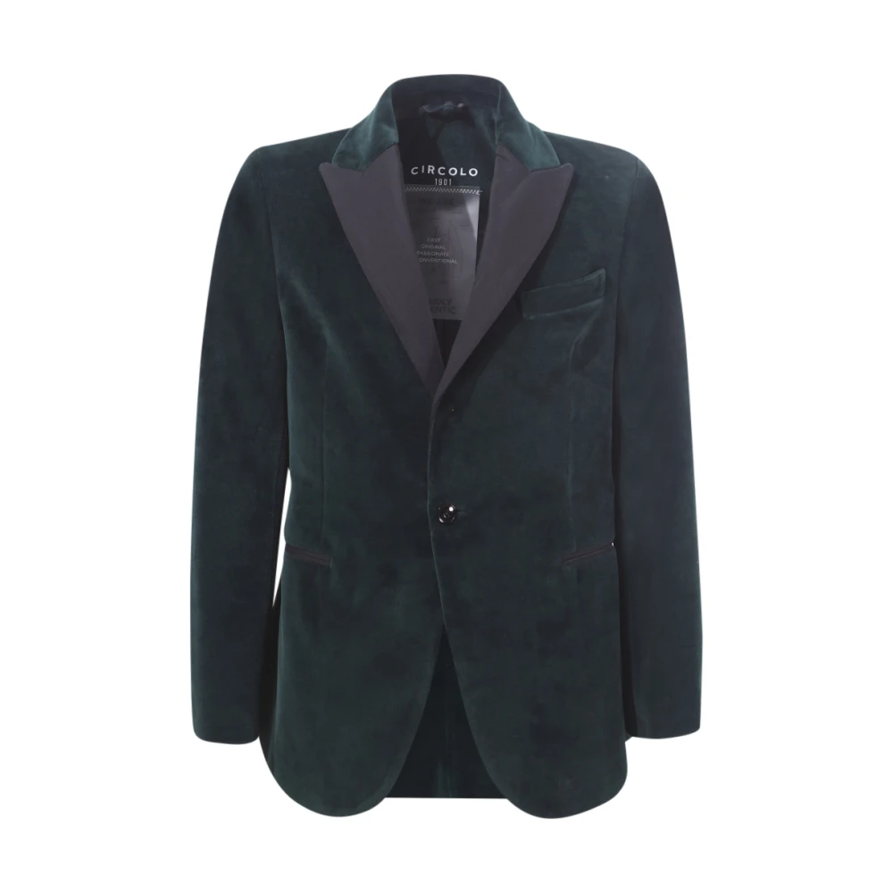 Circolo 1901 Laurel Peak Lapel Jassen Blue Heren