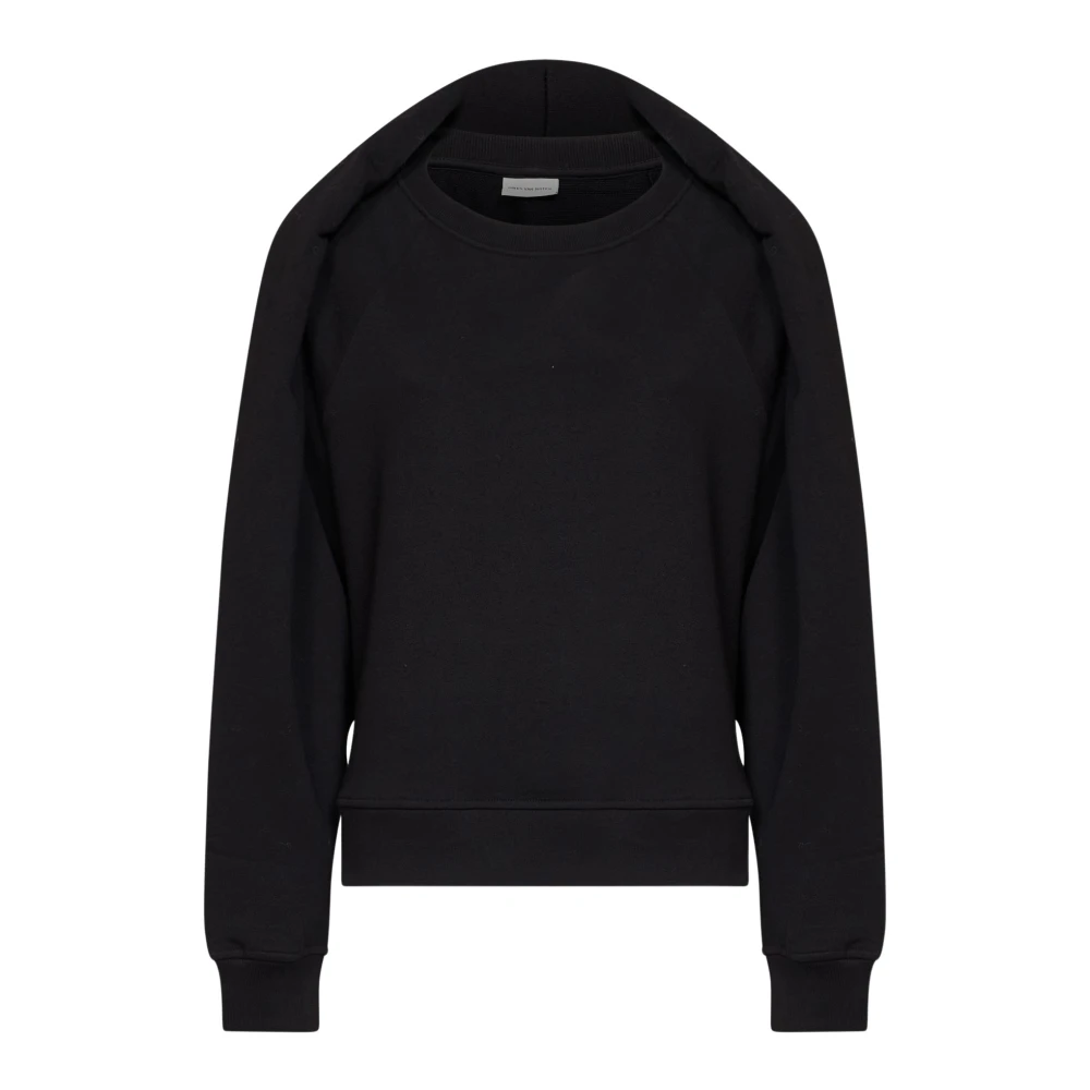 Dries Van Noten Donna Nero Felpe, S, New,