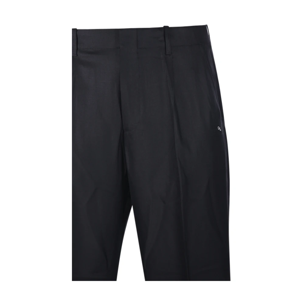 Our Legacy Zwarte Wol Chino Broek Black Heren