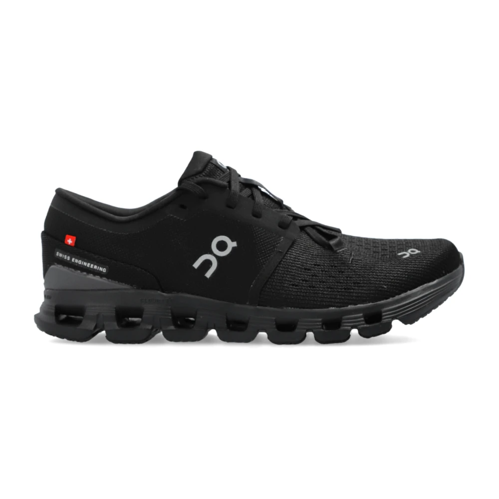 On Running Women's Black Training Shoes Cloud X 4 - Running Shoes - 4 Uk - Sport