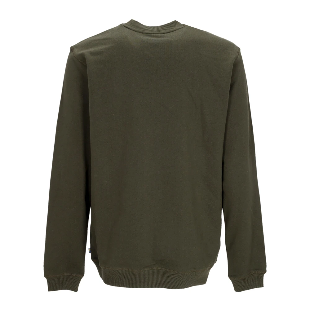 Fjällräven 1960 Logo Crewneck Sweatshirt Deep Forest Green Heren
