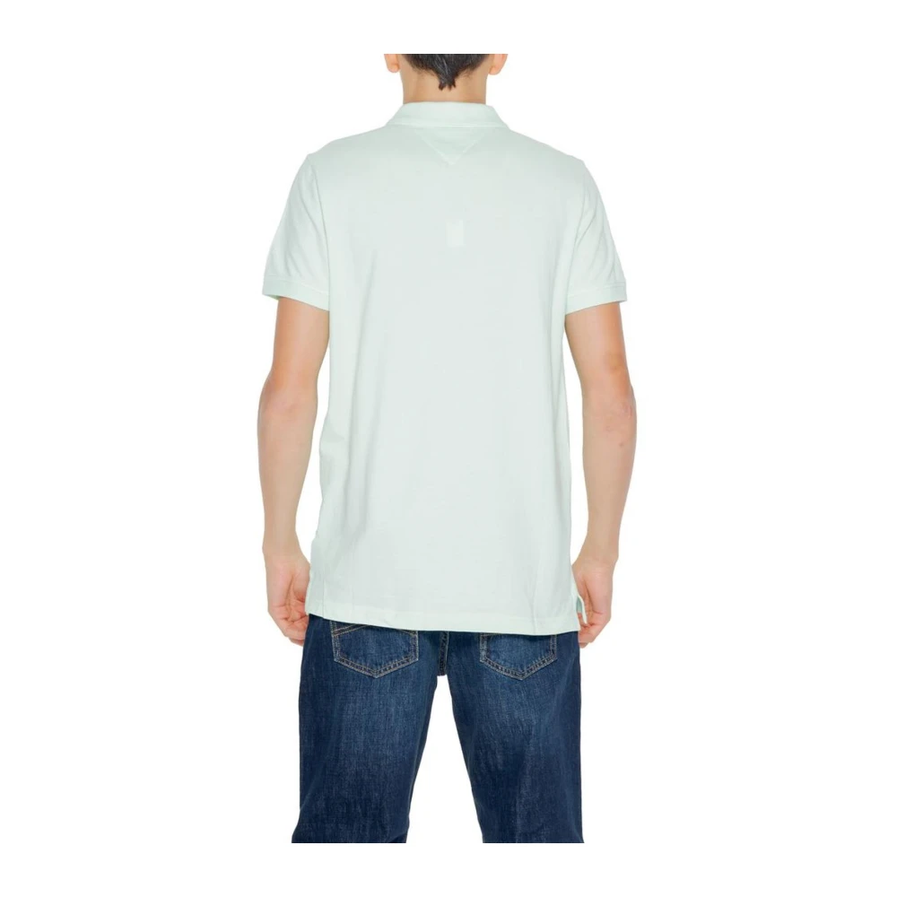 Tommy Jeans Groene Katoenen Poloshirt Green Heren