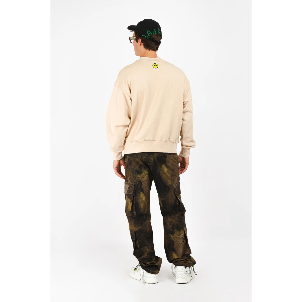 Barrow Iconische lettertrui Beige Unisex