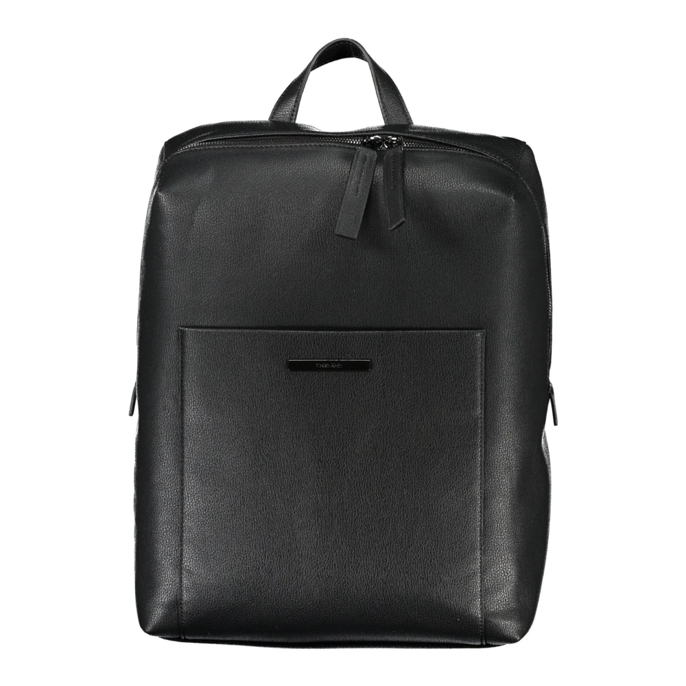 Calvin Klein Men's Black Backpack With Handle - Backpacks - One Size- Bags