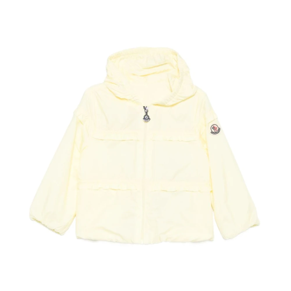Moncler Yellow Kids Coats - Female - Light Jackets - 9 Y - Kids