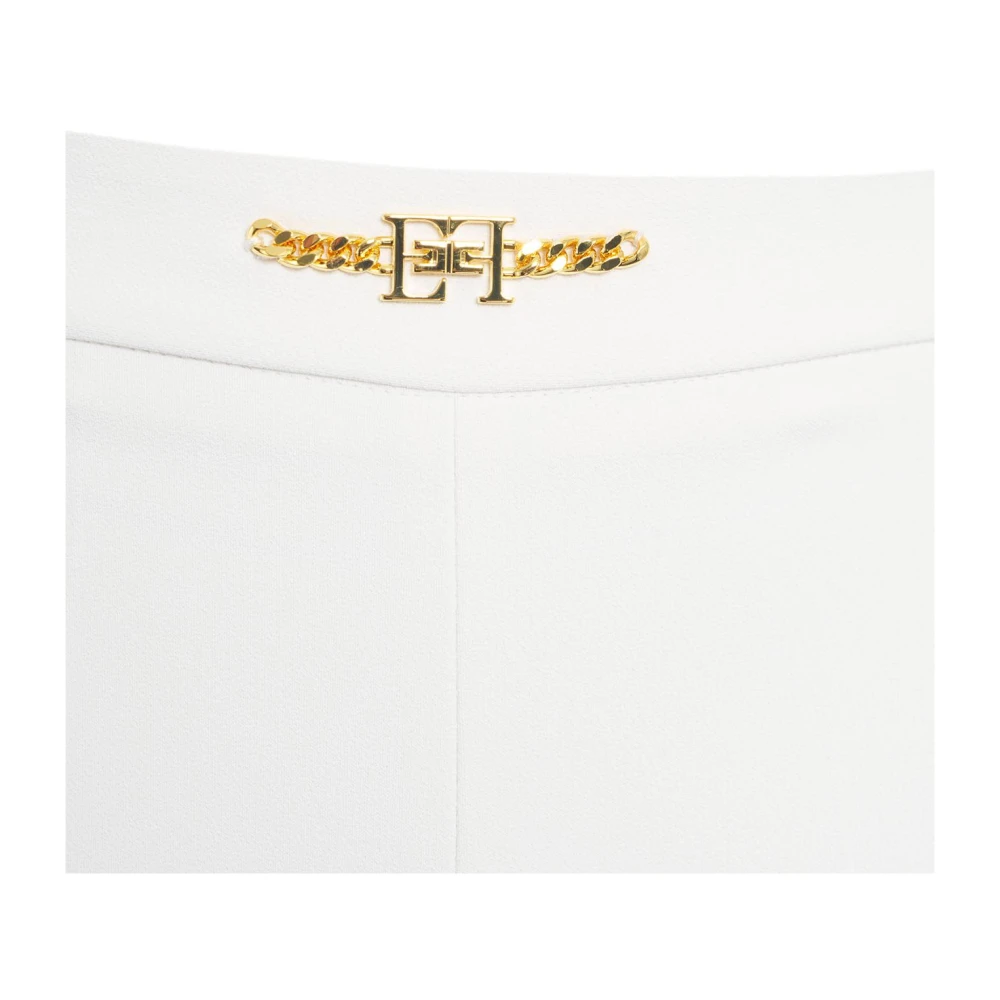 Elisabetta Franchi Witte Broek voor Dames White Dames