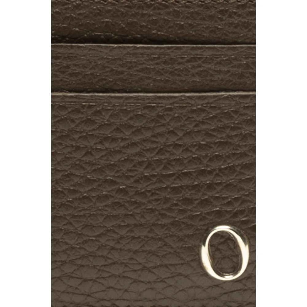Orciani Ebony Portemonnees Kaarthouder Brown Heren