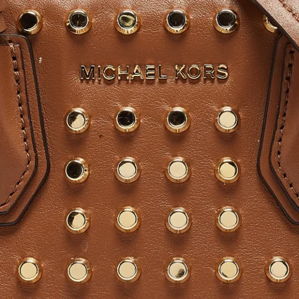 Michael Kors Pre-owned Leather totes Brown Dames