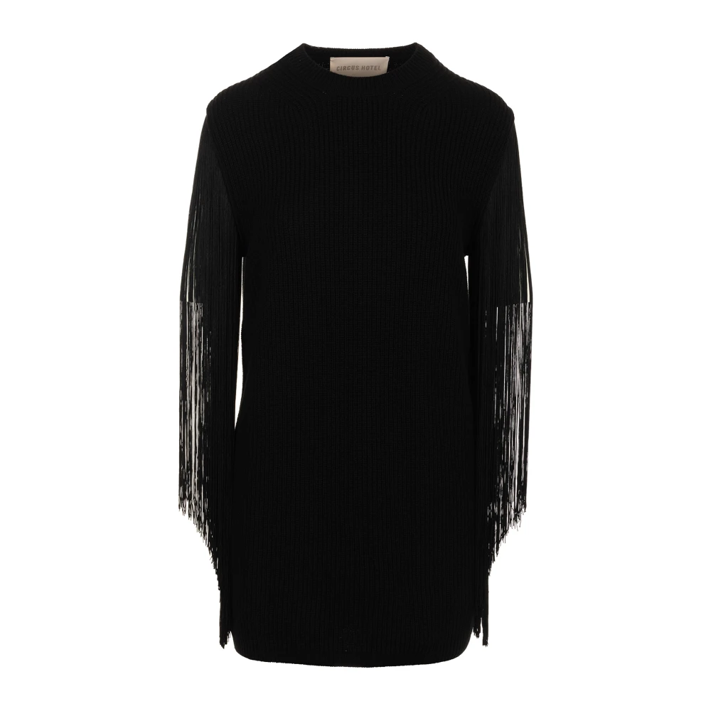 Circus Hotel Zwarte jurk met ABITO-stijl Black Dames