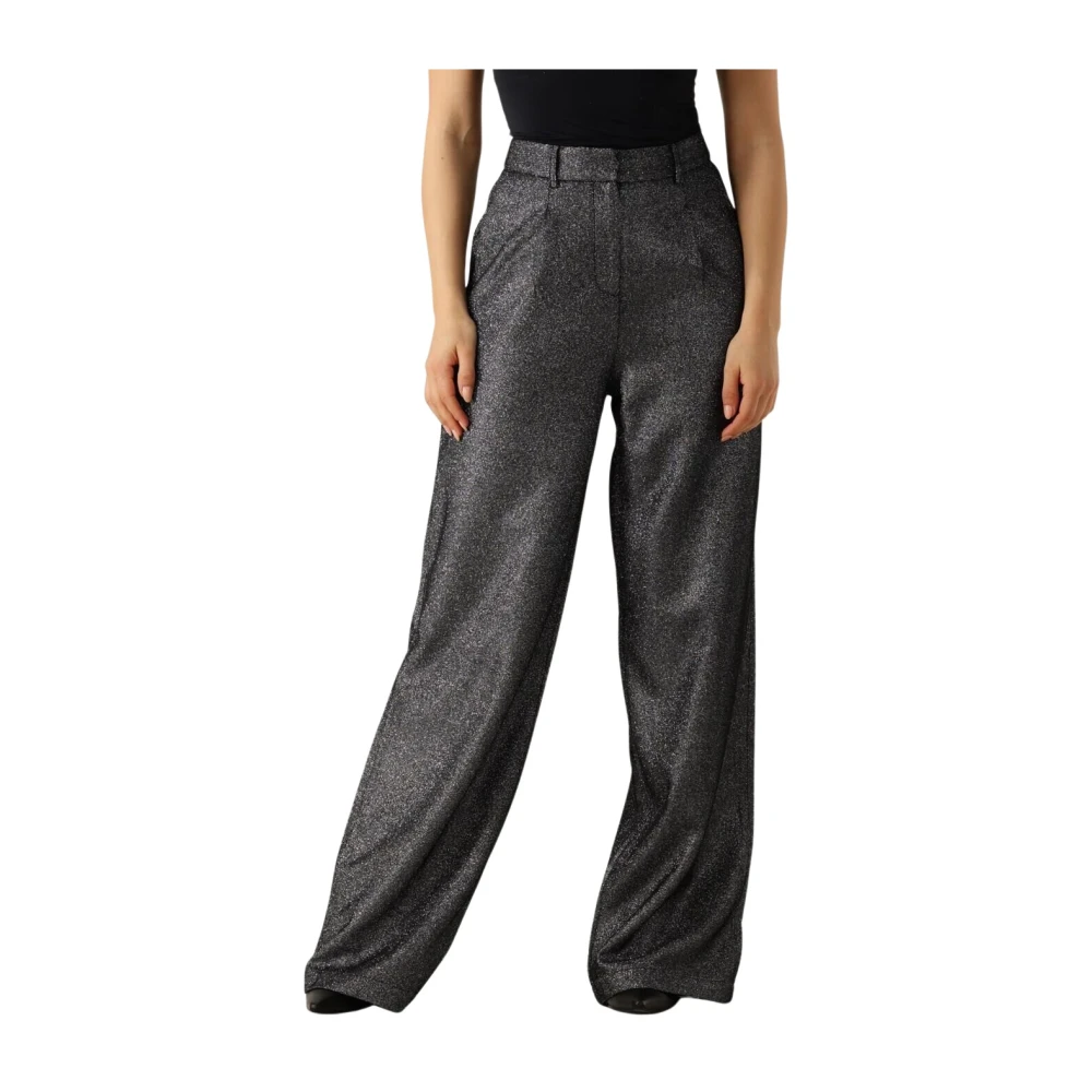 Ibana Zilver Glitter Broek Puyo Gray Dames