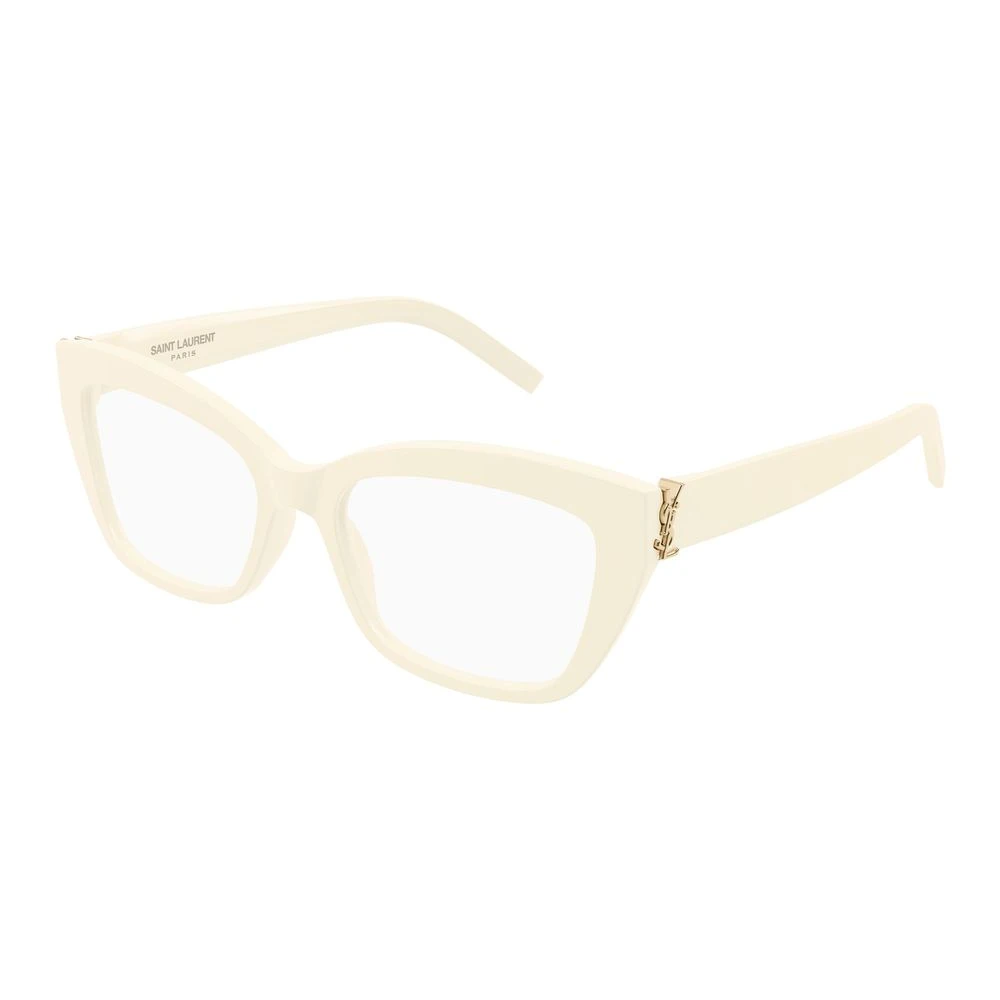 Saint Laurent Women's Beige Glasses, 53 Mm, Optical Frame