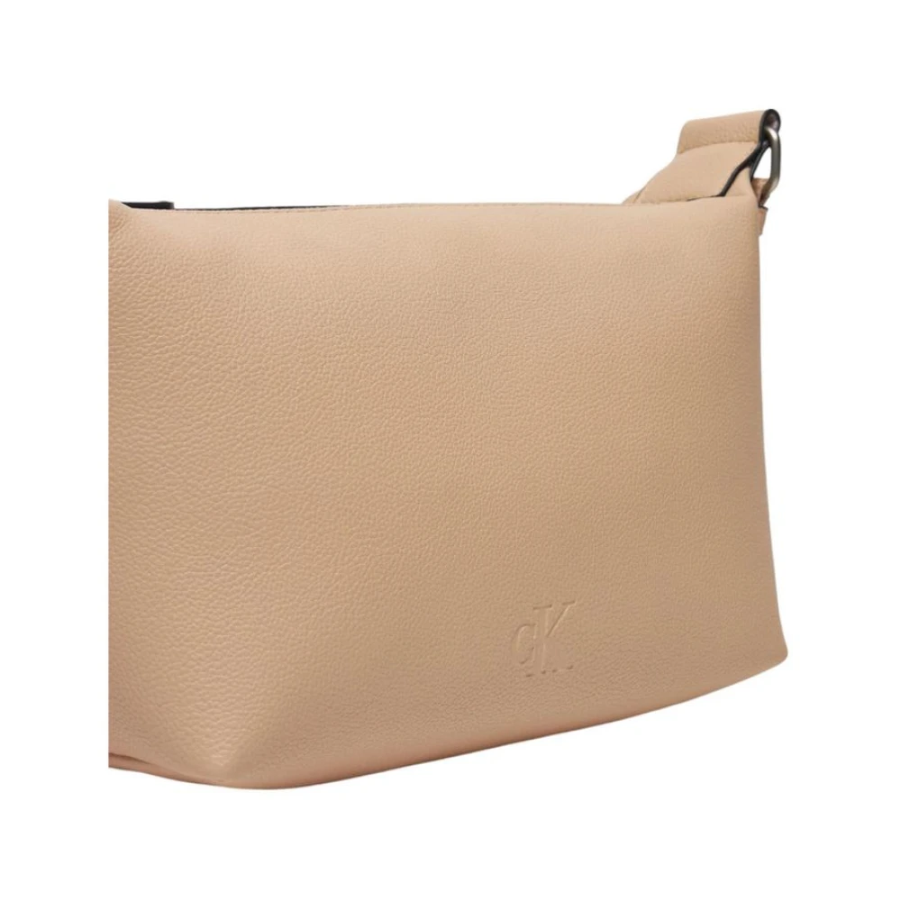 Calvin Klein Beige Handtas Herfst Winter Collectie Beige Dames