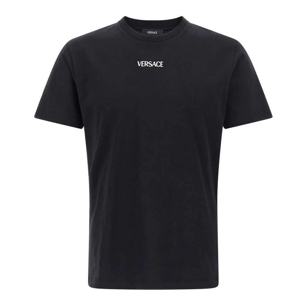 Versace Men's Black Cotton Jersey T-Shirt
