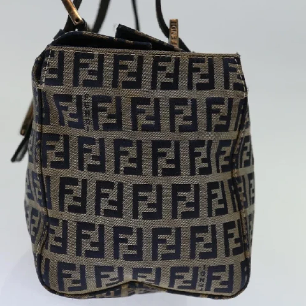 Fendi Vintage Pre-owned Canvas handbags Blue Dames