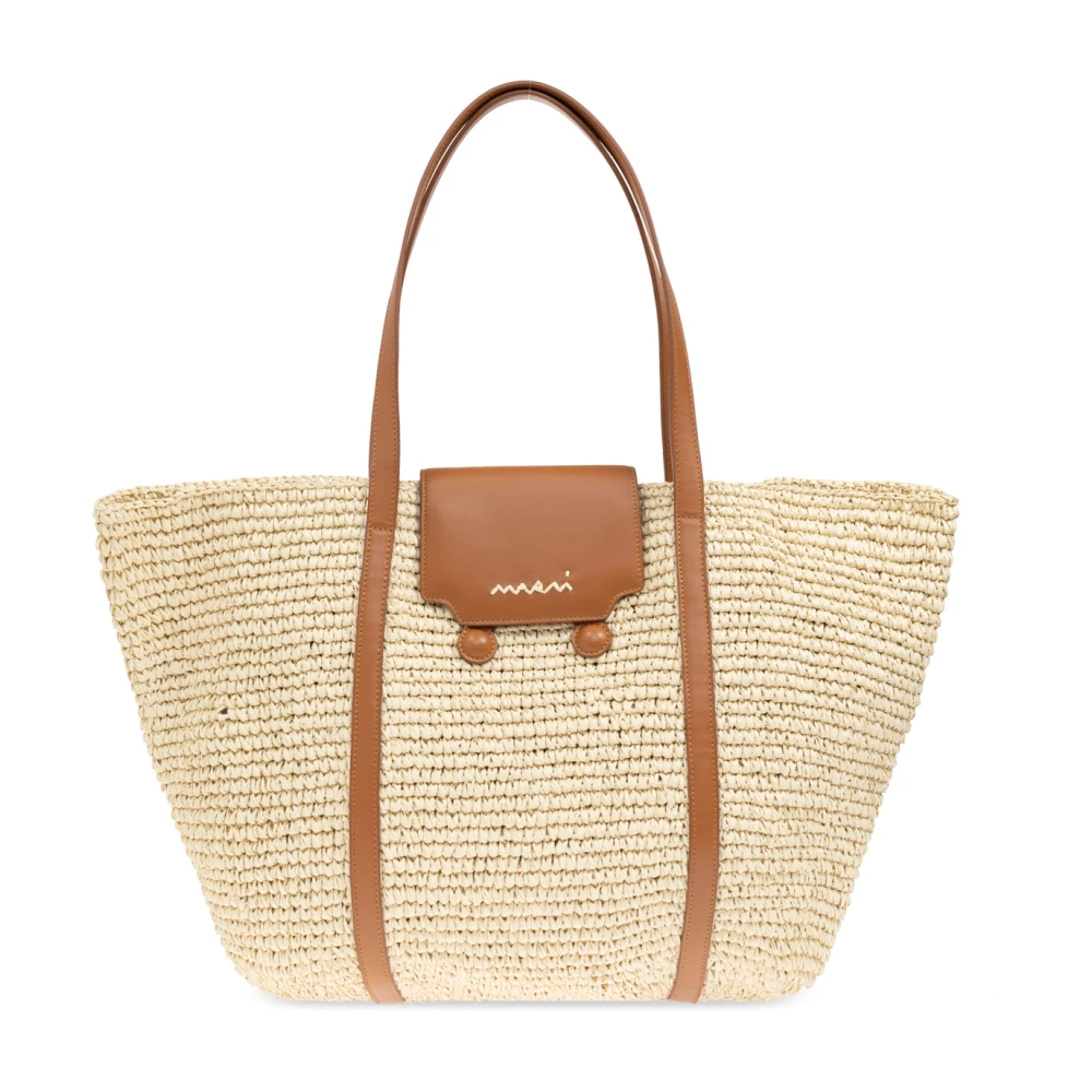 Marni - Bags > Tote Bags - Beige - Marni - Modalova