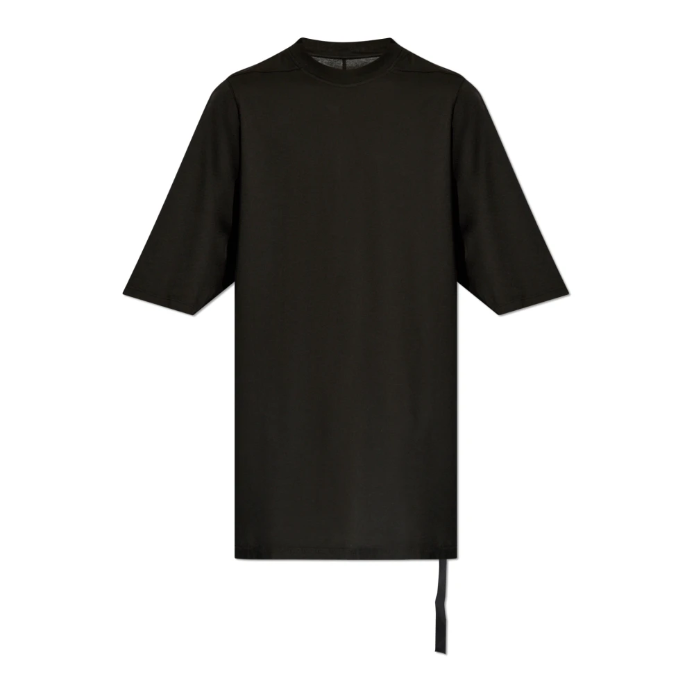 Rick Owens Zwarte Jumbo Korte Mouw T-shirt Black Heren