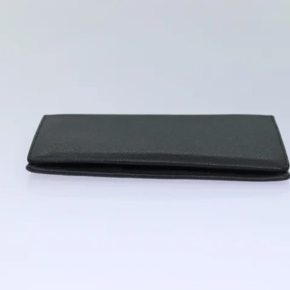 Louis Vuitton Vintage Pre-owned Leather wallets Black Heren