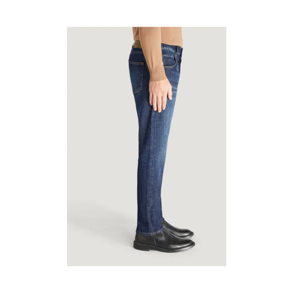 PT Torino Reguliere Breakbeat Blauwe Jeans Blue Heren
