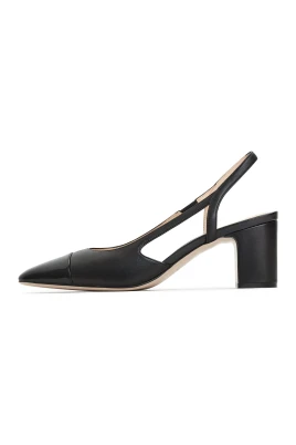 Slingback Block Heels Pumps Jasmine