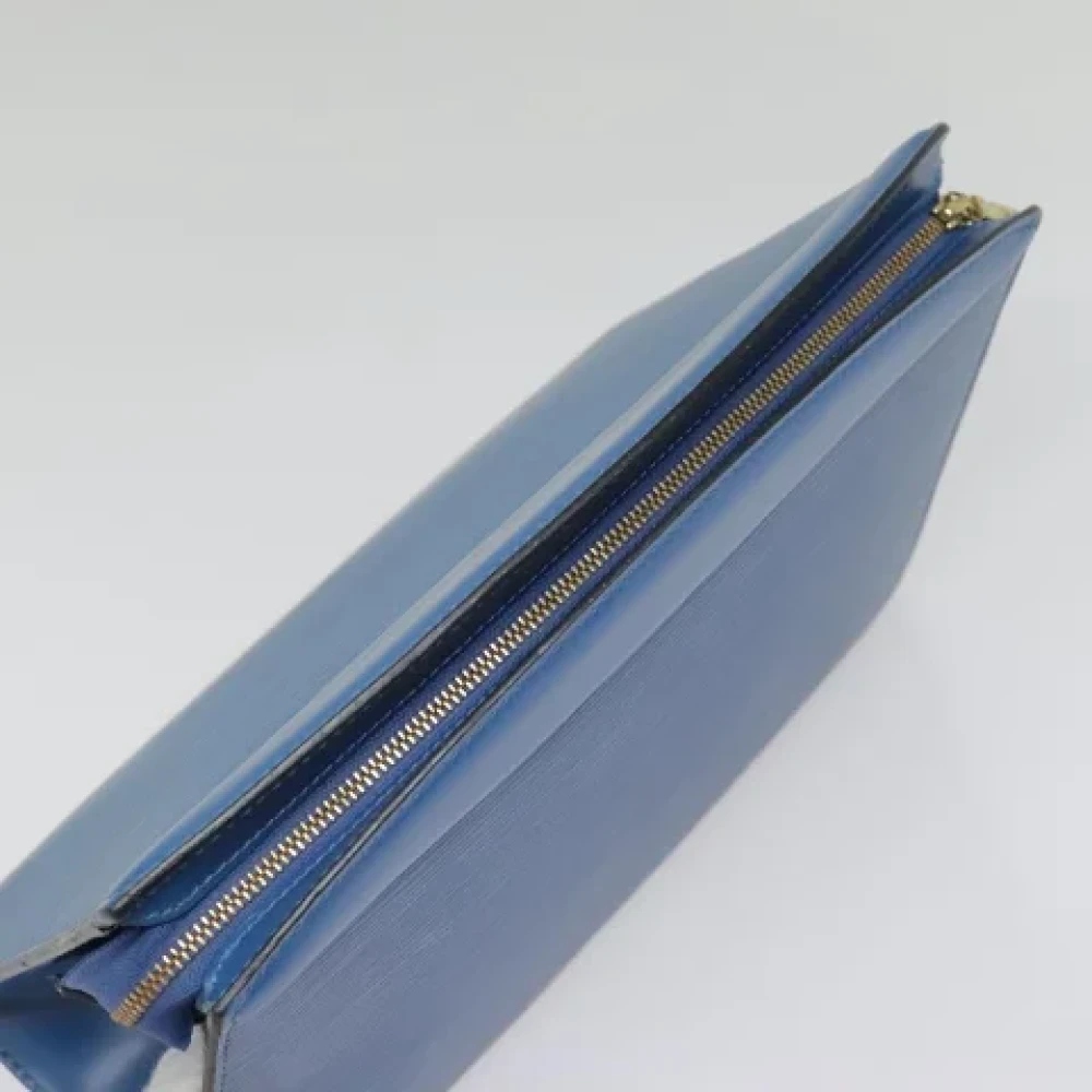 Louis Vuitton Vintage Pre-owned Leather louis-vuitton-bags Blue Dames