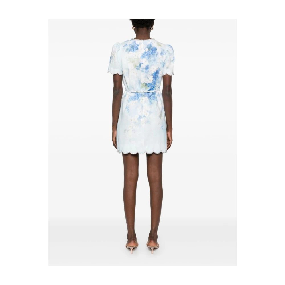 Zimmermann Blauwe Jurk voor Vrouwen Multicolor Dames