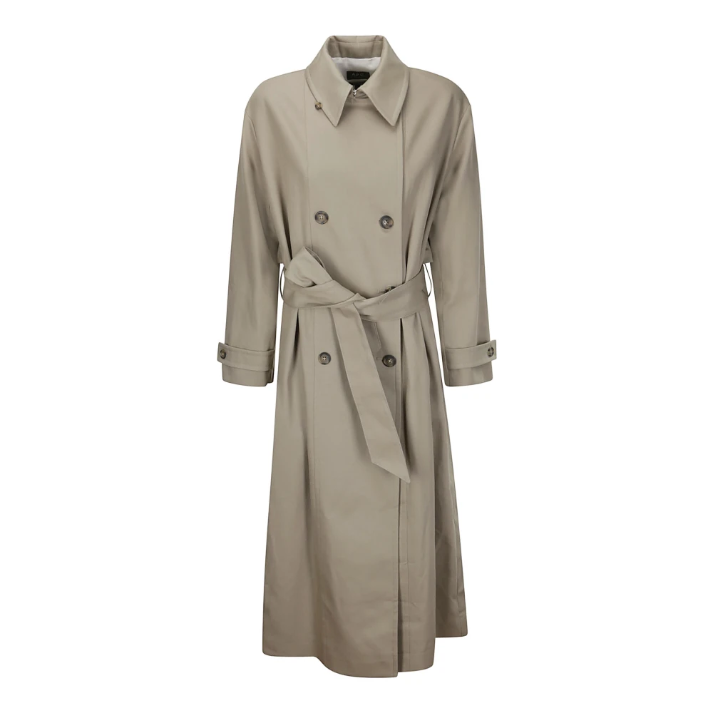 A.p.c. Louise Trench Jas Green Dames