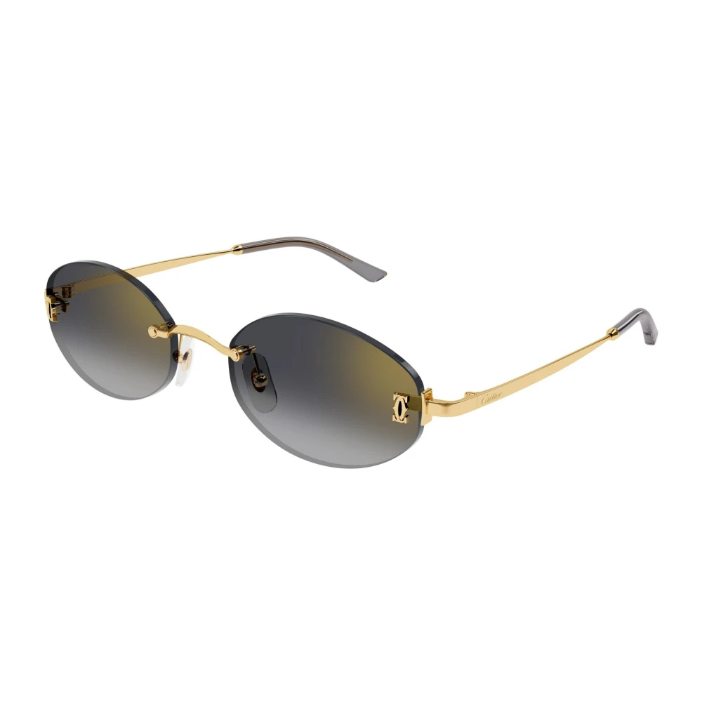 Cartier Women's Yellow Sunglasses, 55 Mm, Sunglasses