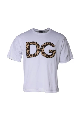 Leopard Print Logo Tee