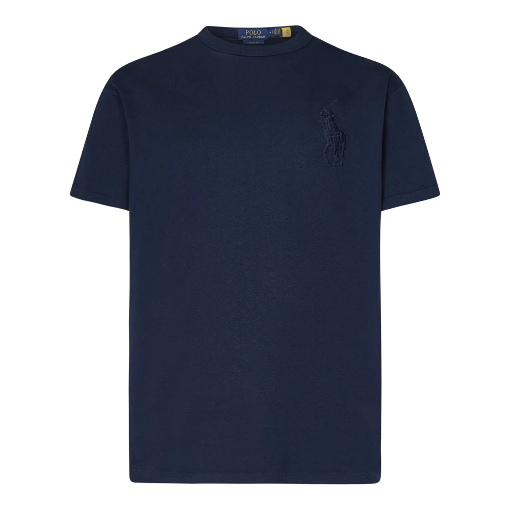 Polo Ralph Lauren Blauwe T-shirts en Polos met Big Pony Blue Heren