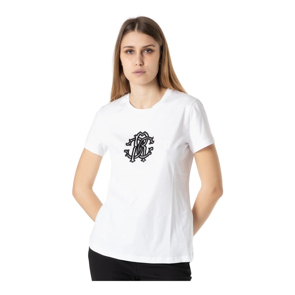 Roberto Cavalli T-shirt White, Dam