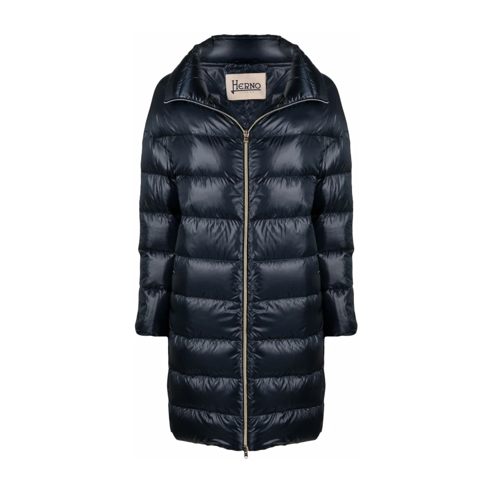 Herno , Damen, Mäntel, Blau, Xl 