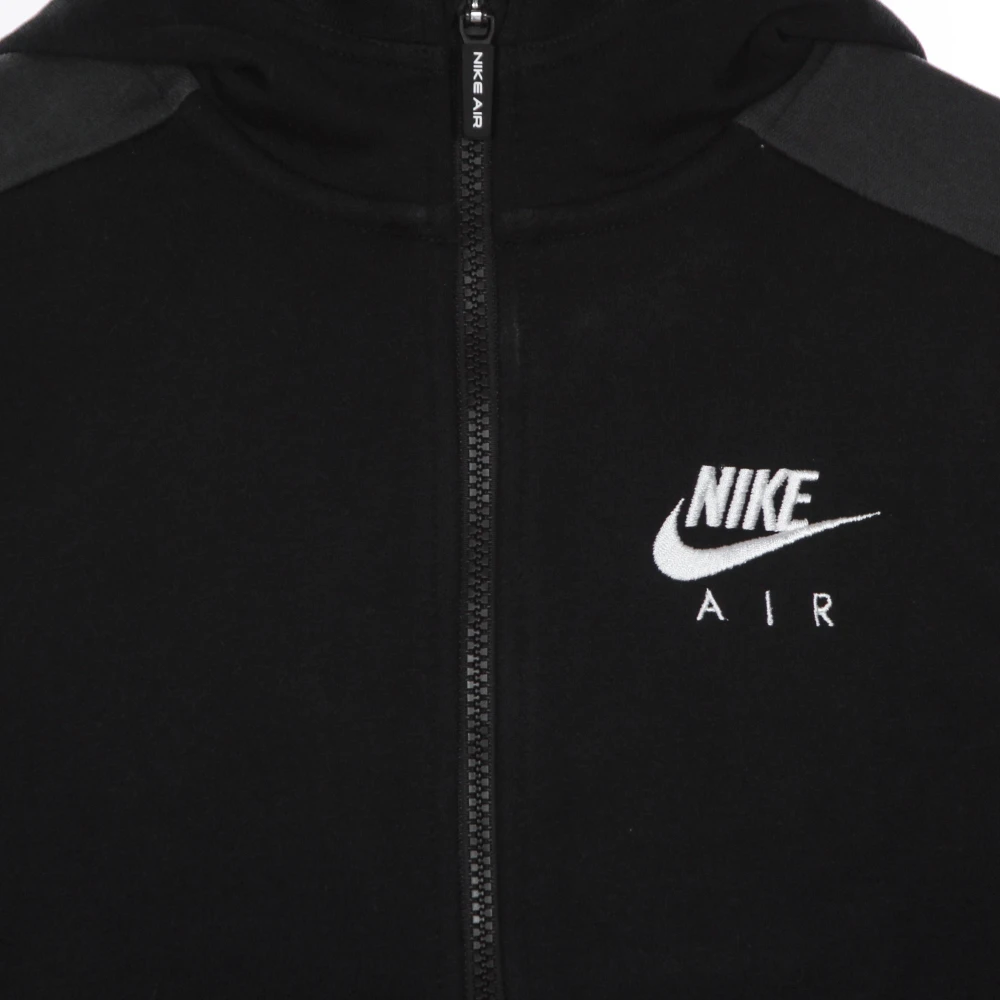 Nike Air Fleece Zip Hoodie Black Heren