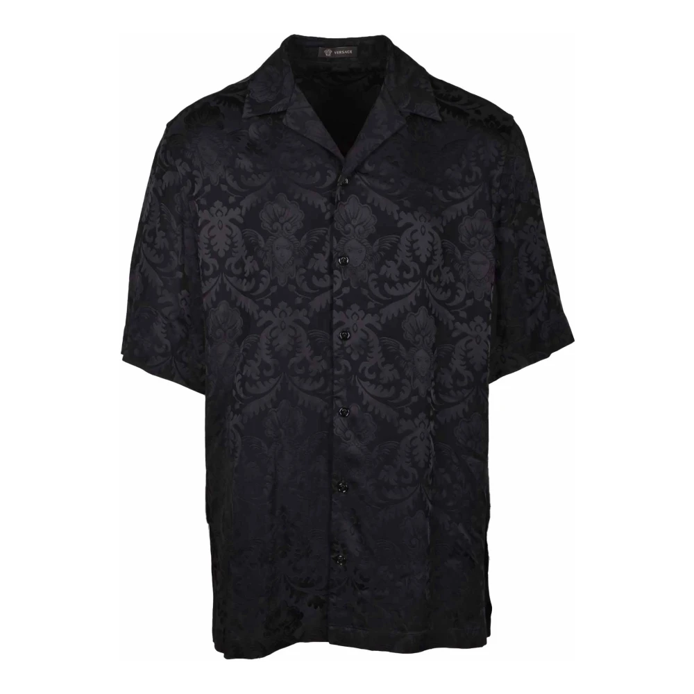 Versace Overhemd Black Heren