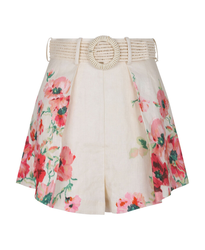 floral-linen-high-waisted-shorts