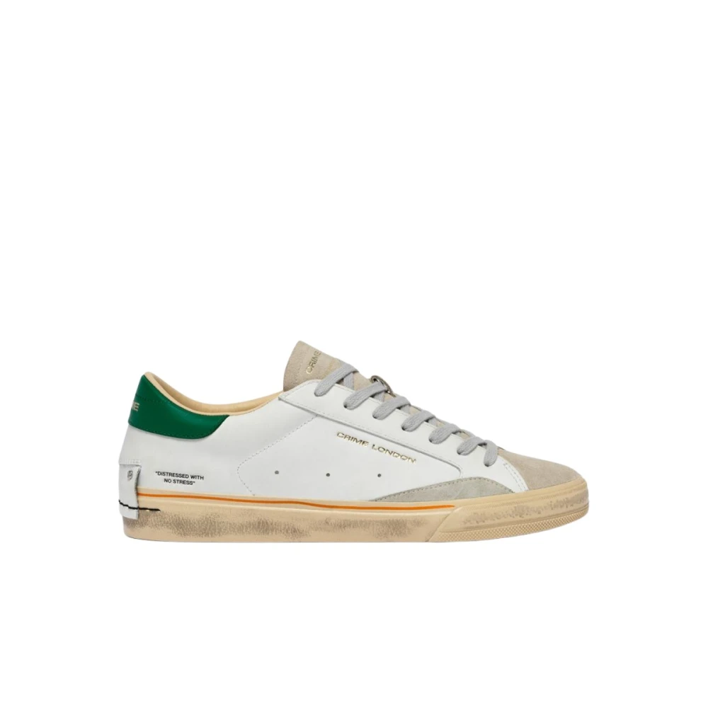 Crime London Distressed 2.0 Heren Schoenen Wit