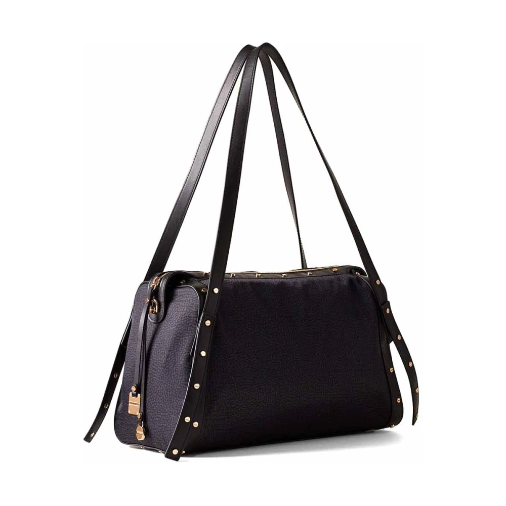 Borbonese Urban-Chic Metropole Zwarte Tassen Black Dames