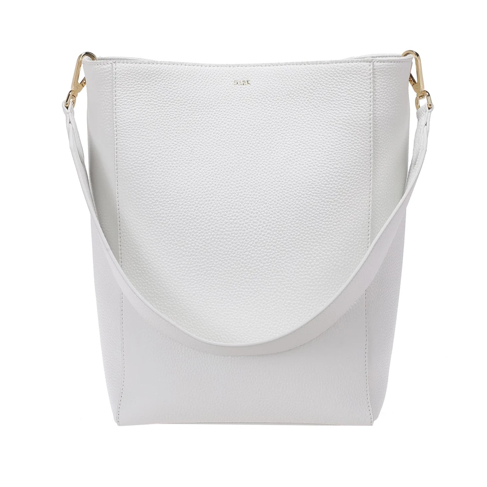 Skinn Bucket BAG Hvit