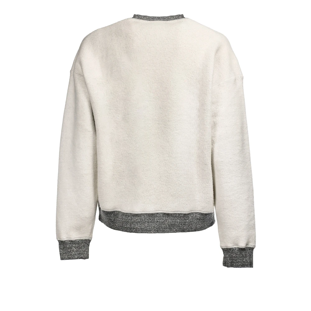 Dsquared2 Oversized Fit Sweatshirt in Wit White Heren