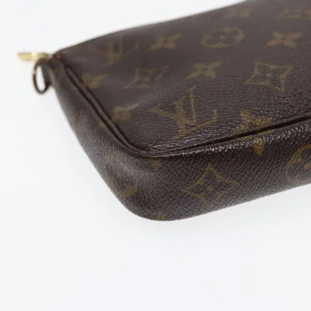 Louis Vuitton Vintage Pre-owned Canvas clutches Brown Dames
