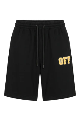 Bomullsshorts med justerbar dragsko