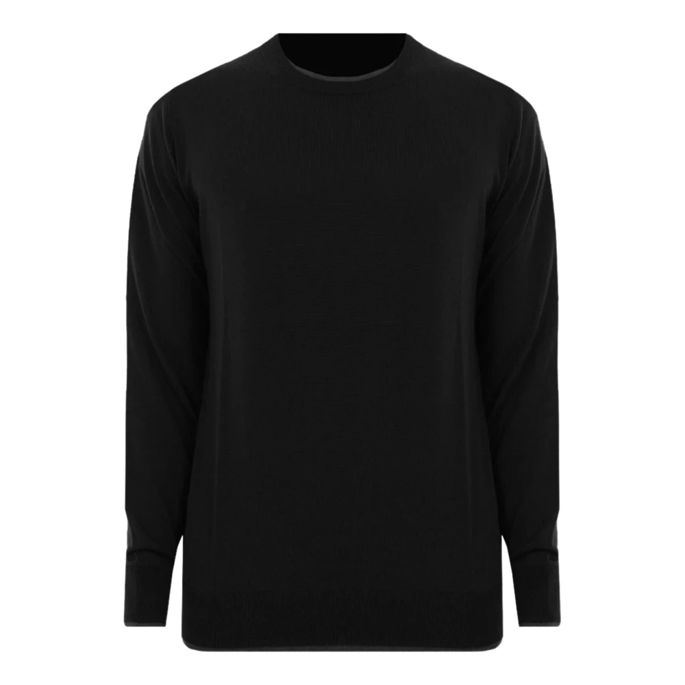 Paolo Pecora Zwarte Sweaters voor Heren Black Heren