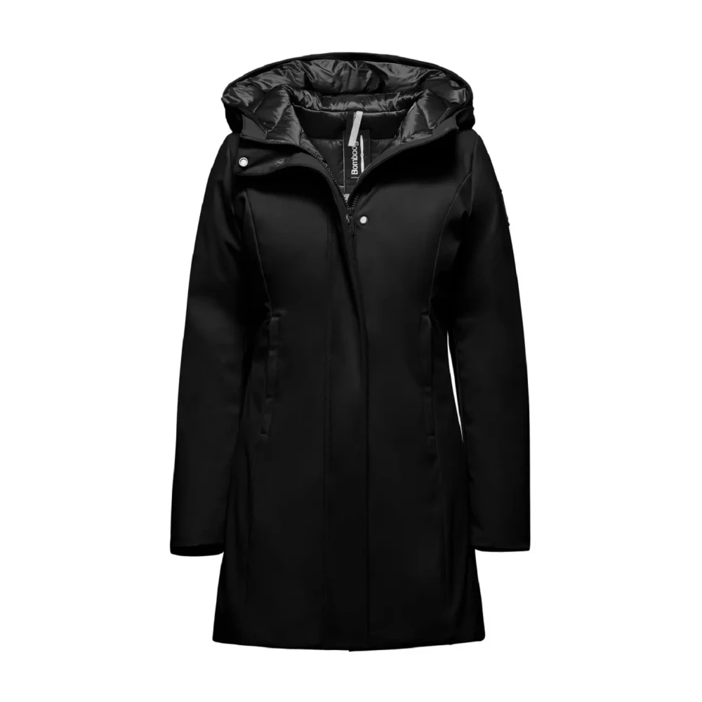 BomBoogie Zwarte Winter Parka Jas Black Dames