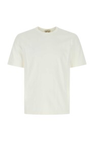 Wit katoenen t-shirt