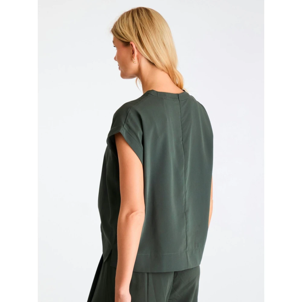 NEO NOIR Stijlvolle Diandra Top voor casual dragen Green Dames